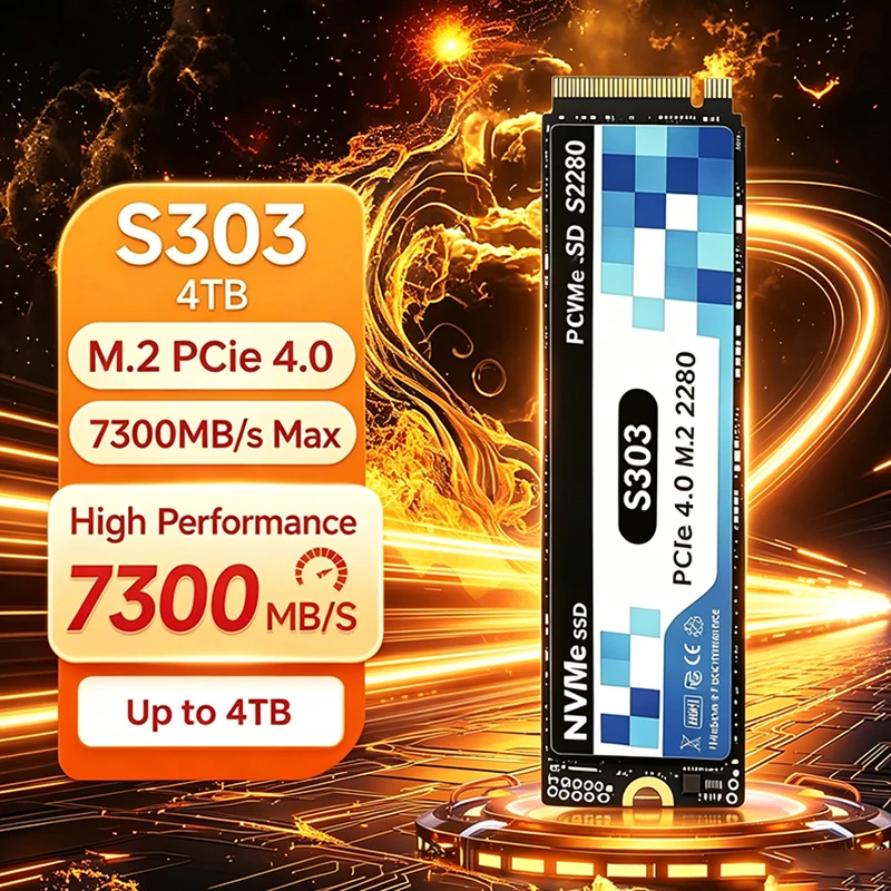 M.2 Nvme 4Tb Pcie 4.0 Ssd - 2026 신형 오리지널 S303 M.2 SSD