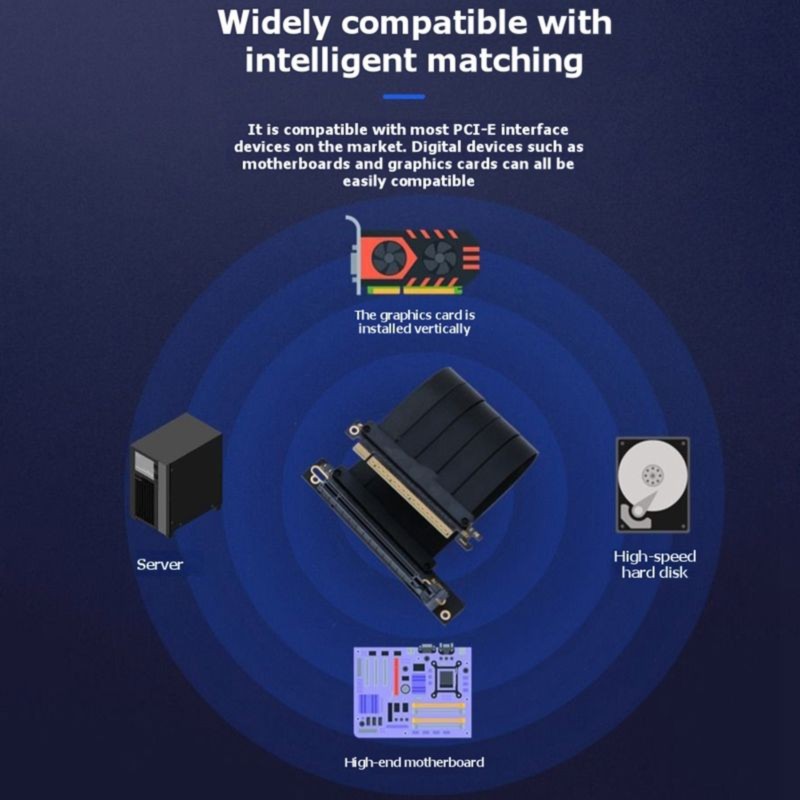 DT23 PCIe 4.0 X16 GPU 라이저 케이블  - Pcie 4.0 X16 Riser Cable 90 Degree 리뷰 및 가격