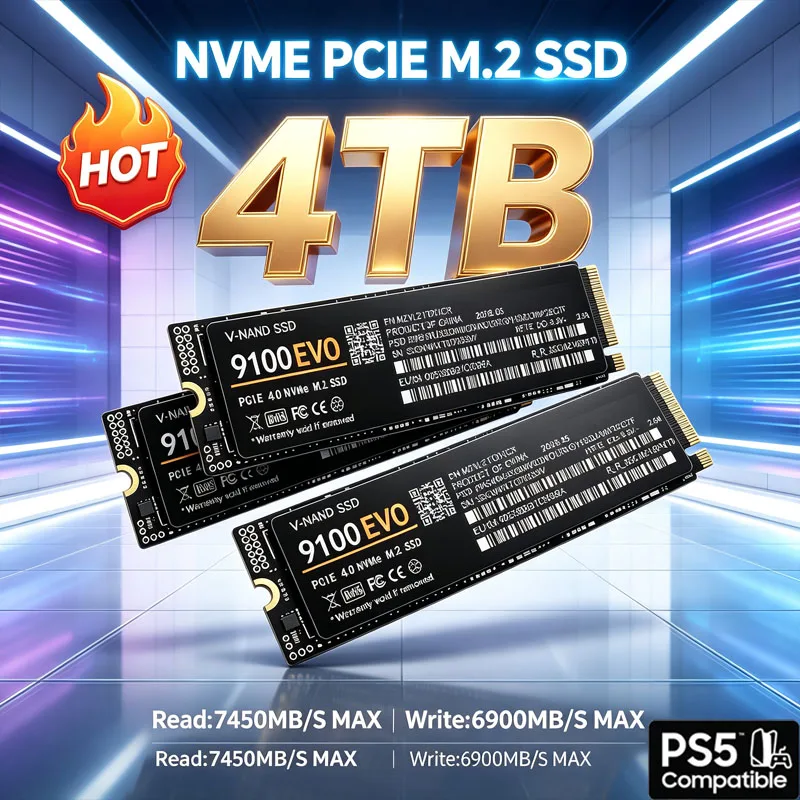 게이밍용 M.2 NVMe SSD 9100 EVO PCI - M.2 Nvme 4Tb Pcie 4.0 Ssd 리뷰 및 가격