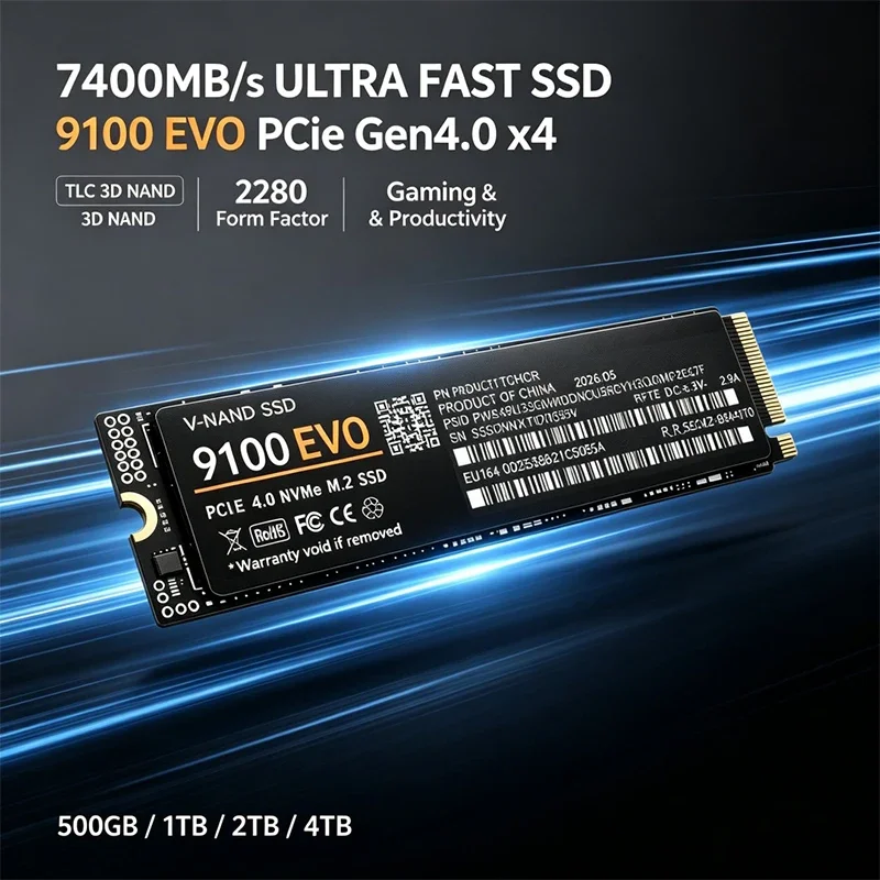 게이밍용 M.2 NVMe SSD 9100 EVO PCI - M.2 Nvme 4Tb Pcie 4.0 Ssd 리뷰 및 가격