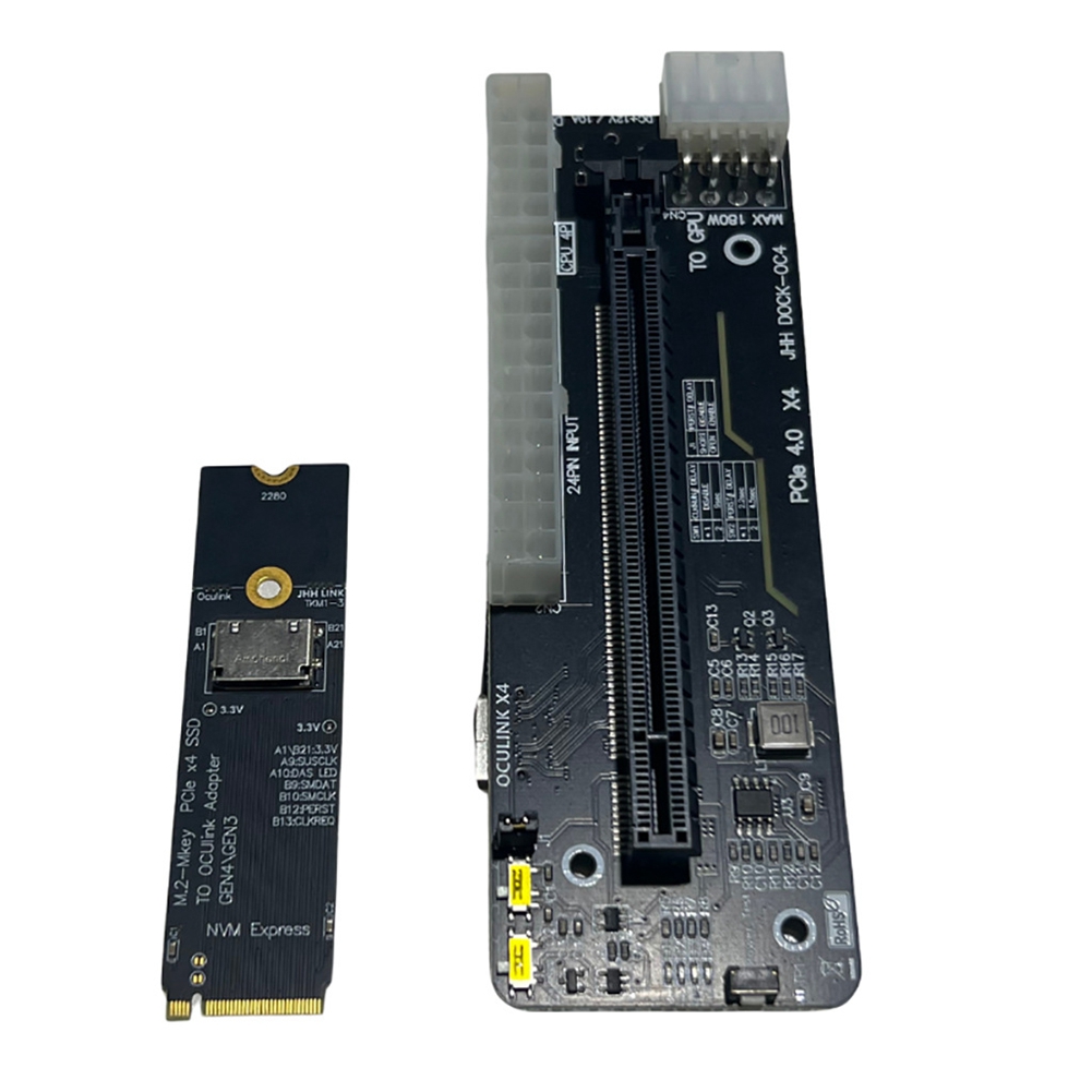 ABKJ-For Oculink/M.2 Nvme 외장 그 - External Gpu Dock Pcie 4.0 Oculink 리뷰 및 가격