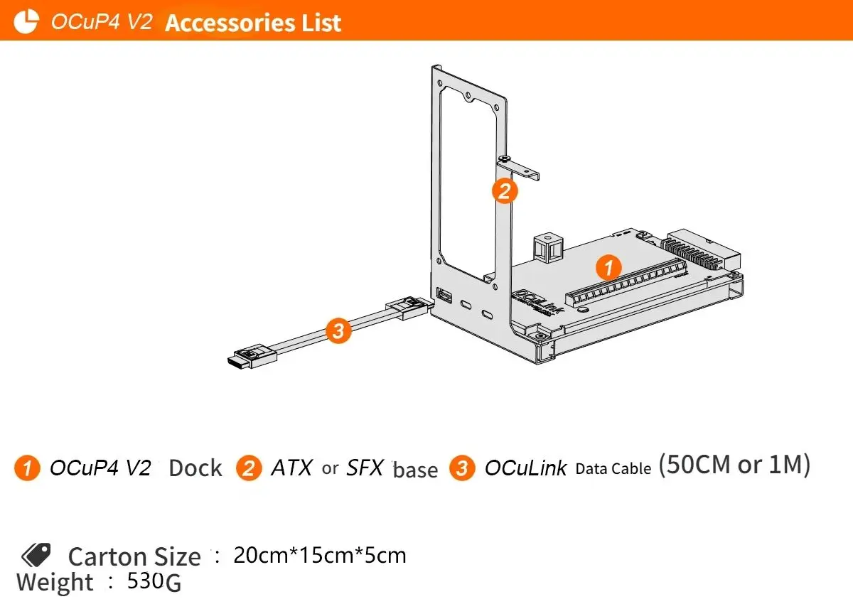 OCuP4V2 OCuLink GPU 도크, ReDriv - External Gpu Dock Pcie 4.0 Oculink 리뷰 및 가격