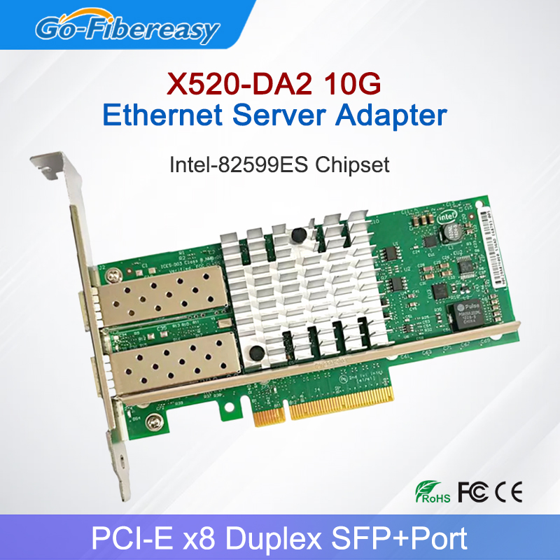 X520-DA2 10Gb SFP+PCI-E 네트워크 카 - 10Gb Sfp+ Pcie Network Card Dual Port 리뷰 및 가격