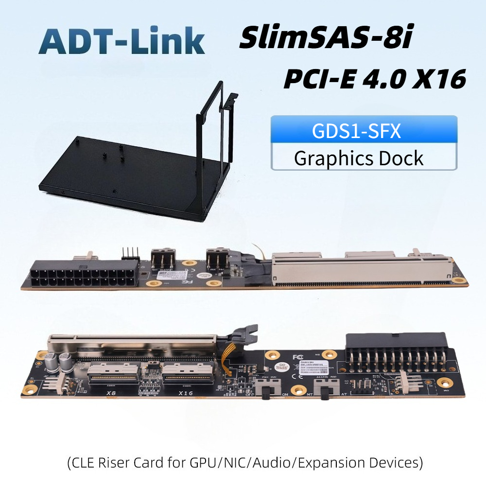 듀얼 SlimSAS 8i 그래픽 GPU 도크 외부 그래 - External Gpu Dock Pcie 4.0 Oculink 리뷰 및 가격