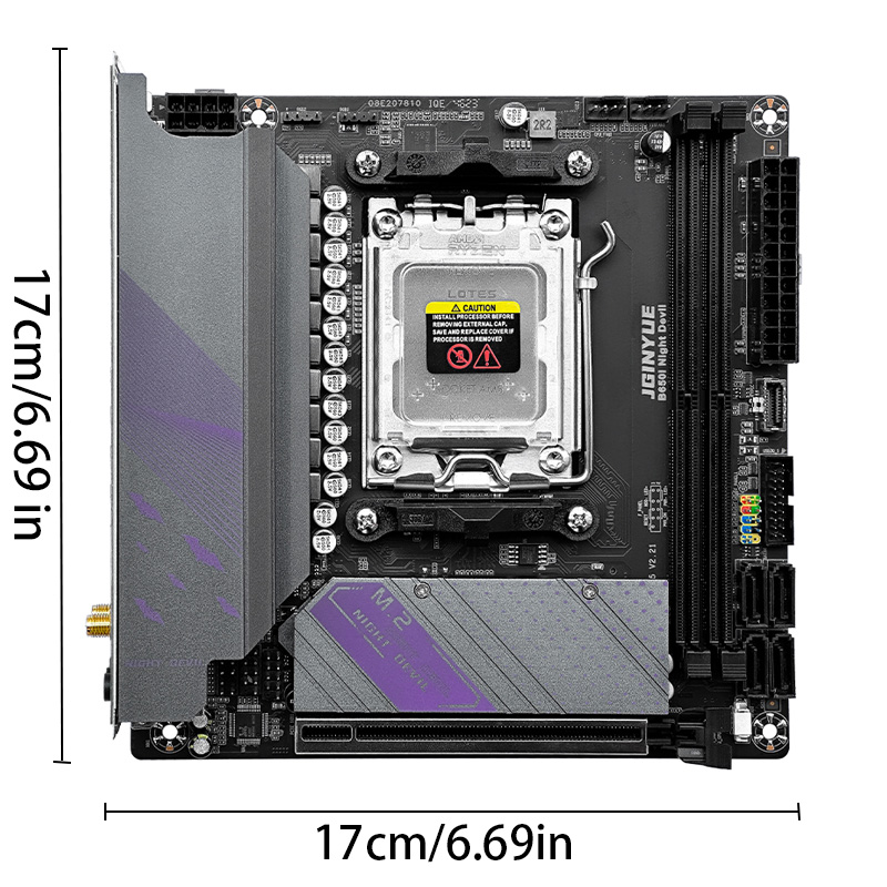 JGINYUE B650I 나이트 데빌 WiFi AM5  - B650 Itx Motherboard Wifi 리뷰 및 가격