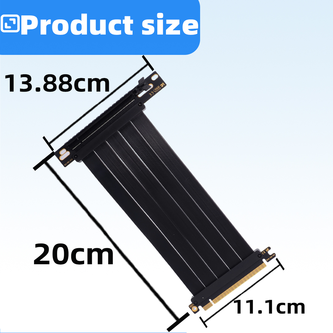 PCIE 4.0 X16 그래픽 카드 확장 라이저 어댑터 - Pcie 4.0 X16 Riser Cable 90 Degree 리뷰 및 가격