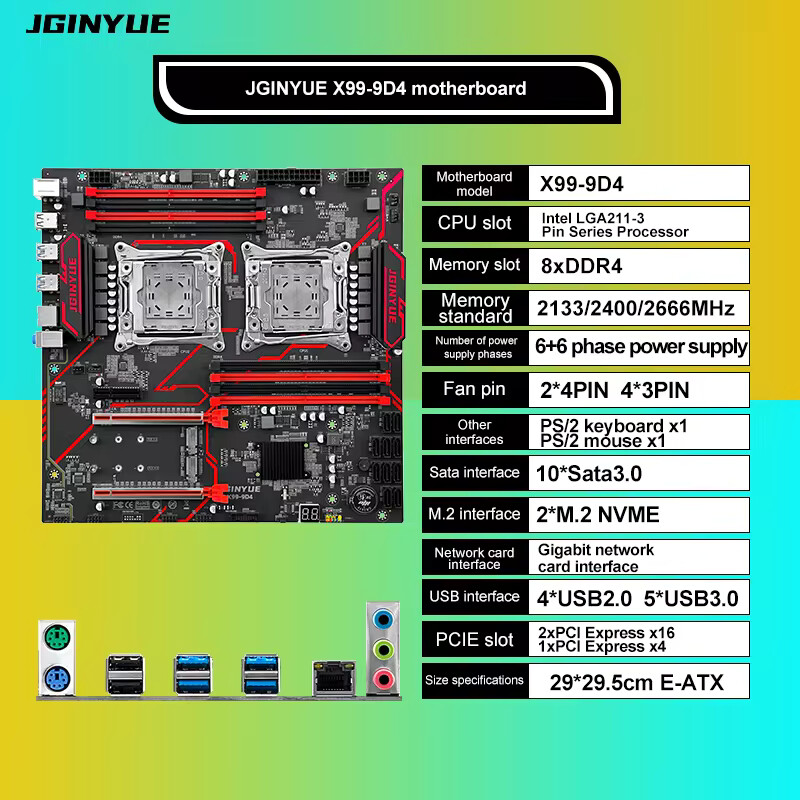 X99 듀얼 마더보드 CPU LGA 2011-3 제온  - X99 Dual Cpu Motherboard Combo 리뷰 및 가격